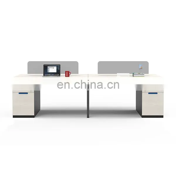 Contemporary Luxury Office Furniture White Manager Desk Executive Modern Computer Office Desk With Drawer photo-4