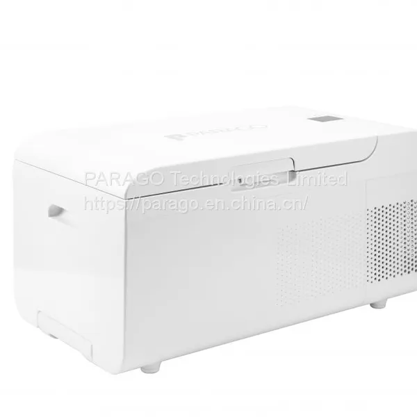 20L Small Car Fridge With Pull Rod For Home Car Dual Use Camping Drinking and Food Storage photo-4