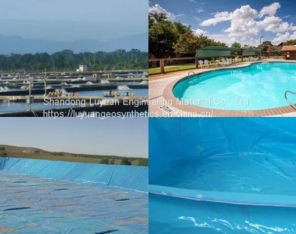1.0mm 1.2mm Swimming Pool and Artificial Lake Pond Liner