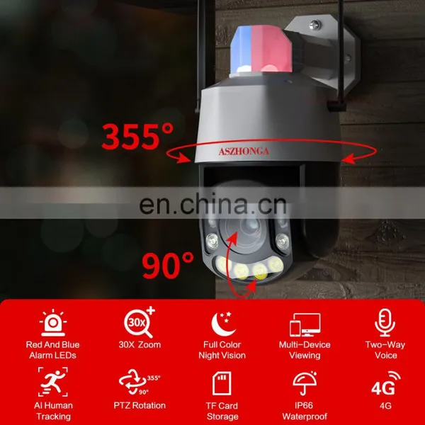 2MP Wireless WIFI Security IP Network Camera 30X Zoom 5MP HD PTZ Outdoor Home Surveillance Cam CCTV Full Color Night Vision photo-4