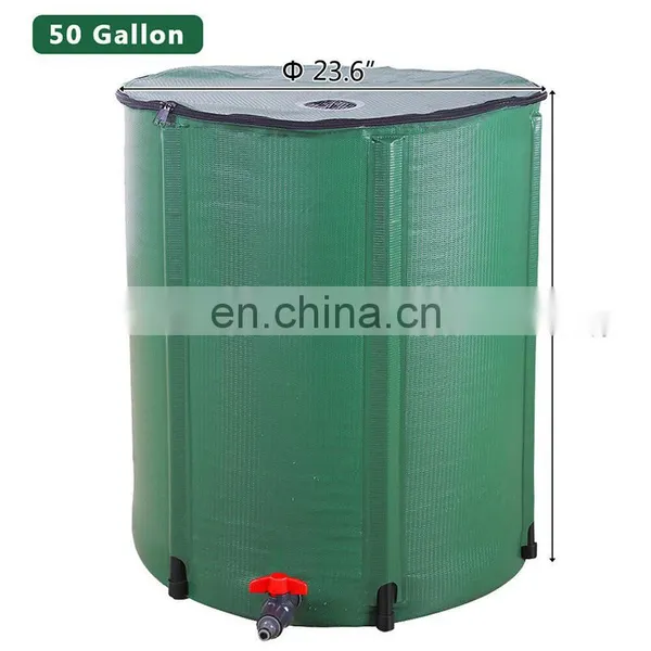 198 Gallon Foldable Rain Barrel Water Tank for Aquaculture