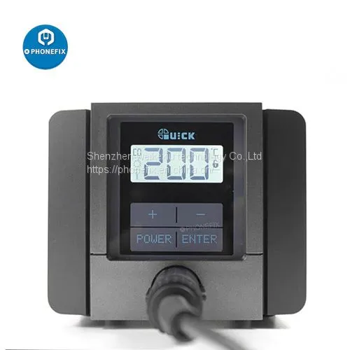 QUICK TS1100 Original Lead-Free Soldering Station Adjustable Temperature Soldering Iron BGA Rework Station photo-2