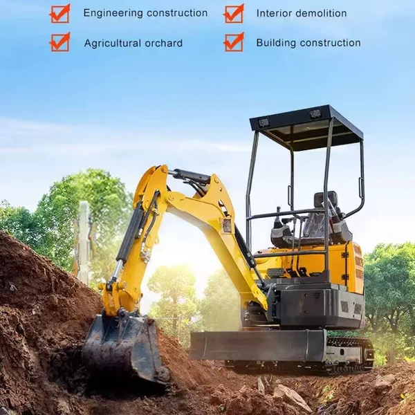 Compact Mini Excavator 0.8T Operating Weight for Efficient Digging Work