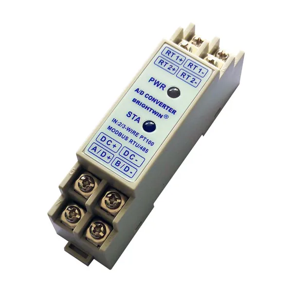 Precision RTD PT100 to RS485 Converter Isolated Temperature Transmitter PT100 to Modbus Signal Conversion Module Data Aquisition Device DIN Rail photo-4