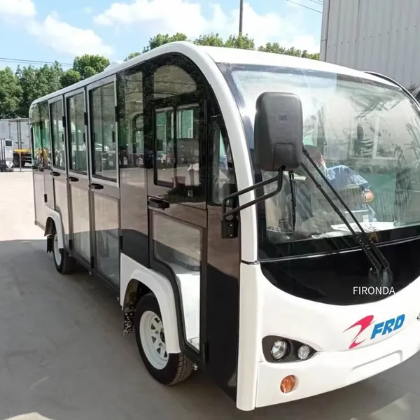 14-seater Enclosed Electric Sightseeing Vehicle With Doors for Parks, Schools and Scenic Spots in Xuzhou