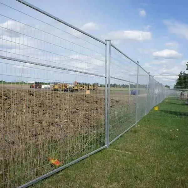 Painéis de barreira temporária interligáveis do Canadá com largura de 1.5m