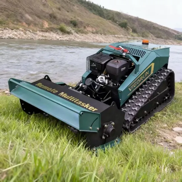 Vigorun MTSK800 Lawn Mover Rc CE EPA Approved Gasoline Engine Self-Locking Slope Safety Flail Mulcher Embankment Mower photo-2