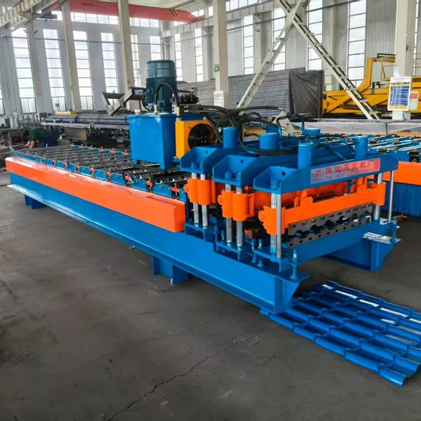 Roof Panel Glazed Tile Machine, Antique Architectural Glazed Tile Roll Forming Machine