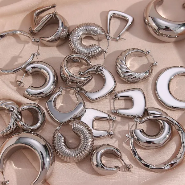 Bulk Stainless Steel Earrings with Surgical Steel Posts, 0.8mm Thickness, Standard Compliant