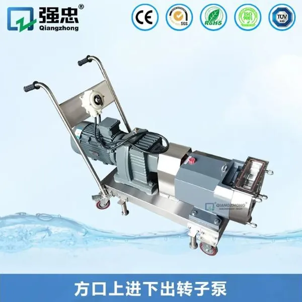Conical Rotor Pump With Upward Suction and Downward Discharge