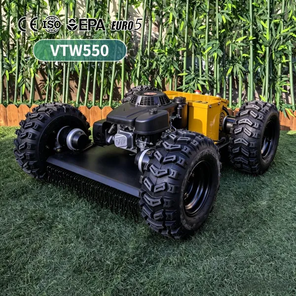 Lawn Mower Robot All Terrain For Residential & Commercial CE/EPA Mobile Grass Cutter For Highway Medians photo-4