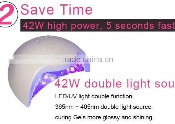2016 Hot Selling 42w Sunshine Led Nail Light for Nail Gel Polish photo-6