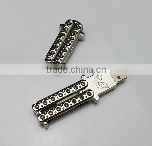 Newest Arrival Metal Butterfly Usb Flash Drive photo-2