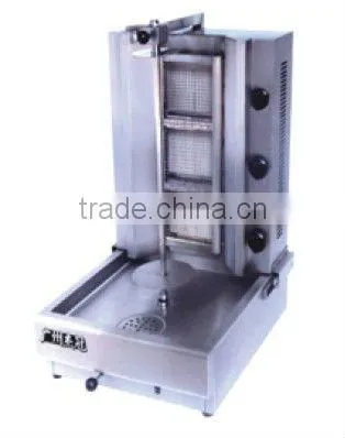 Stainless Steel Gas Shawarma Machine With 3 Burners(GB-800)
