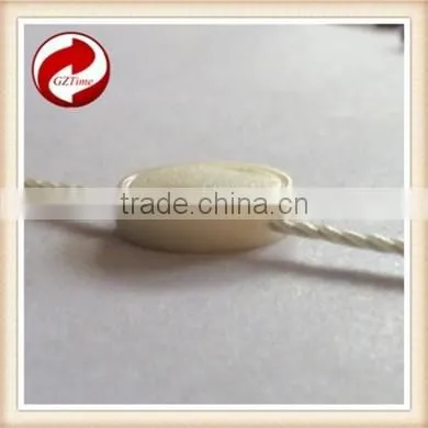 China Quality String Seal Tag, Hang Tag String, Garment Plastic Seal Tag Beige Seal Tag Metal Beads String Curtain photo-5