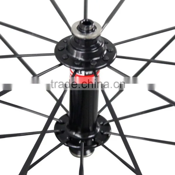 38mm Carbon Wheelset 700C Carbon Road Bike Clincher Wheelset With Novatec Hubs photo-3