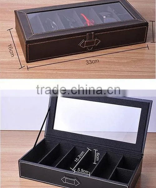Fashion Portable Leather Sunglass Boxes Wholesale photo-3