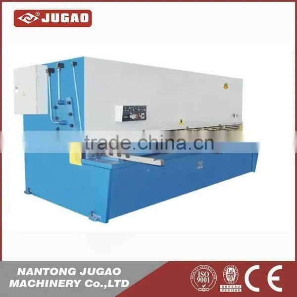 2015 New Design NC Guillotine Shearing Machine Controller , QC12K Hydraulic Metal Plate Shearing Machine 6mm 2500mm Type
