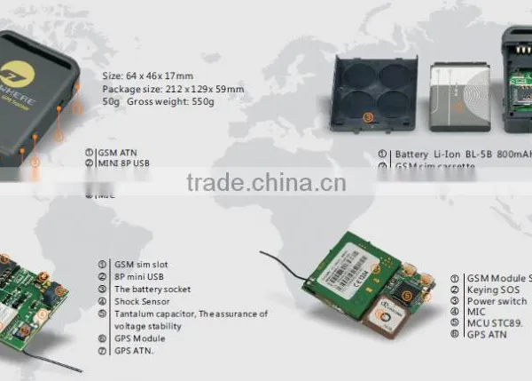 Personal Mini Tracker----Smallest GPS GSM GPRS Tracking With Mobile Phone Tracker Pets,Older,Children photo-4
