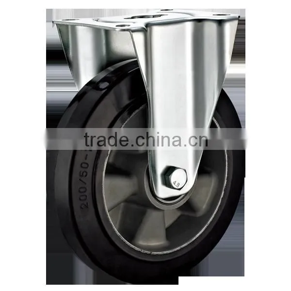 Industrial Casters With Aluminium Core Rubber Wheel photo-2