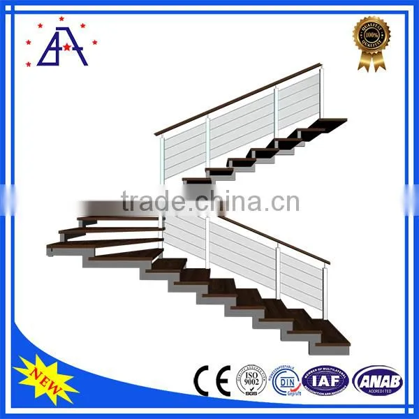 Aluminum Alloy 6063-T5 Material Aluminium Anodized Railing photo-2
