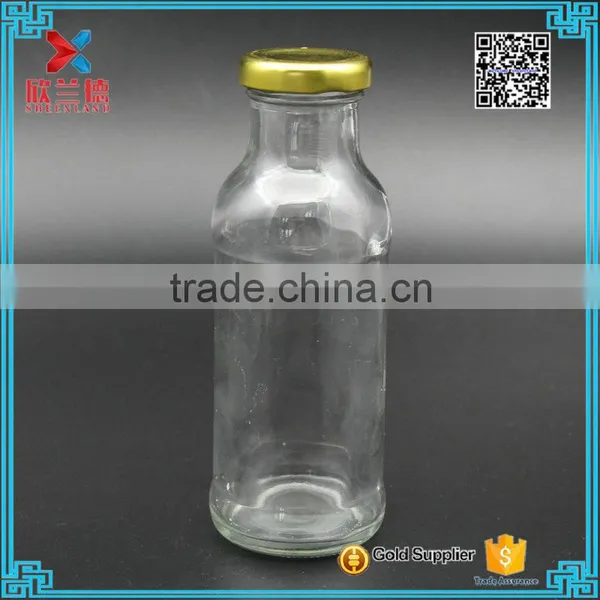 Wholesale Food Grade Milk Glass Bottle With Twist off Cap 350ml photo-6
