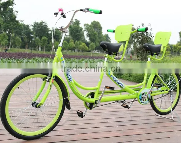 24 Inch Tandem Bike / Single Speed Tandem Bicycle / Aluminum Alloy Bike Frames photo-3
