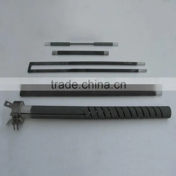 STA Double Spiral SiC Heating Rod Immersion Heater for Melting Aluminum Furnace photo-4