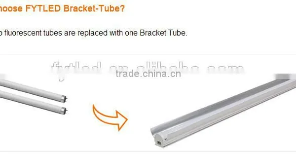 IP44 Connectable Led Intergrated Tube 1200mm 40W 4400lm, Supermarket Led Tube, T8/T5 Tube Replacement photo-2