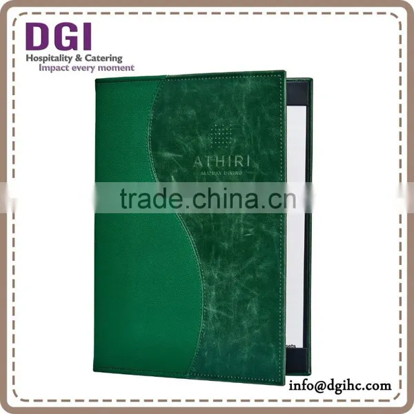 Hotel Restaurant / Shop / Bar Leather Menu Cover / Holder / Folder / Bar Leather Menu
