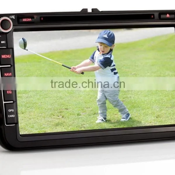 8" Car hd Car Dvd GPS Player China Professional Map for VW GOLF6 MAGOTAN SAGITAR BORA TOUGUAN