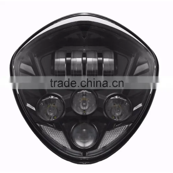 60W Led Headlight Bulbs Motorcycles Headlamp Driving Lights DRL For Motorcycle Victory Cross-Country Lighting 2007-2016 photo-2