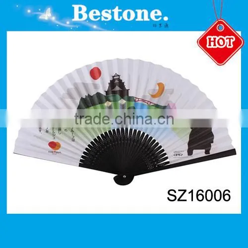 Hot Sale Popular Souvenir Wooden Fold Hand Fan photo-6