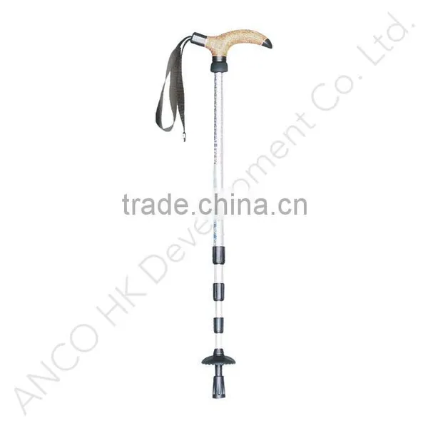 HIGH PERFORMANCE LIGHT WEIGHT TELESCOPIC WALKING POLE