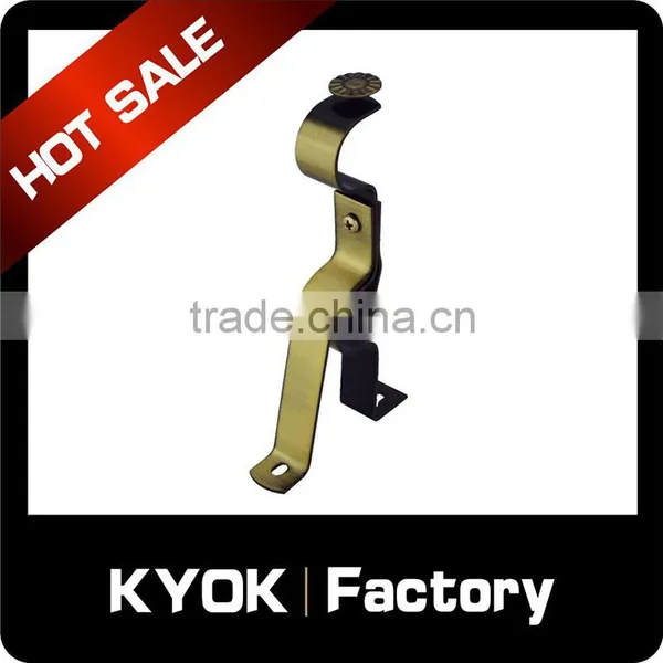KYOK Adjustable Custom Precision Metal Curtain Rods Brackets,extendable Aluminum Alloy Curtain Rod Bracket With Amazing Price photo-6