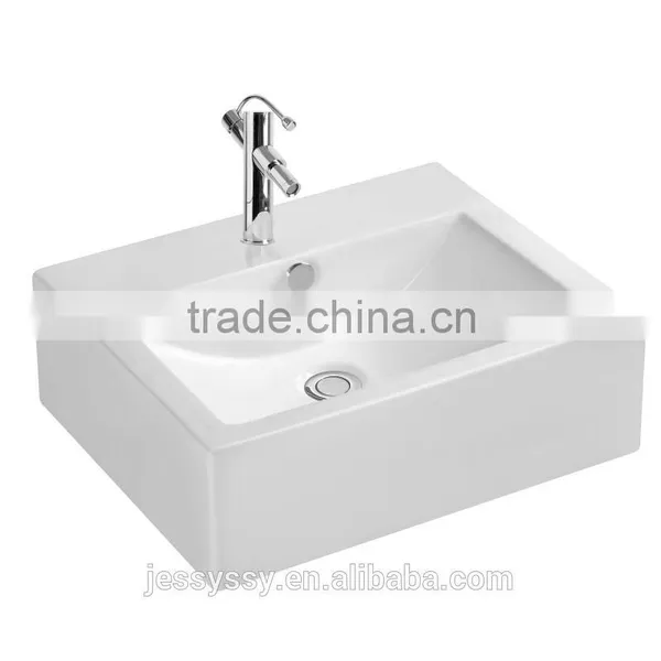 Ceramic Rectangle Shape Above Counter Art Wash Basin S18