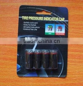 tire pressure indicator cap for tyre safety