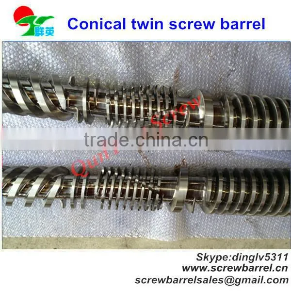 Conical Twin Screw Barrel for Double Screw Extruder photo-3