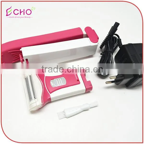 Battery Operated Body Hair Remover With Flexible Handle Set Quality Choice photo-2