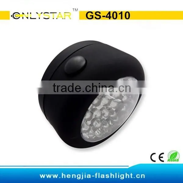 GS-4010 ABS Round Ball Led Work Light Flashlight With Hook and Magnet
