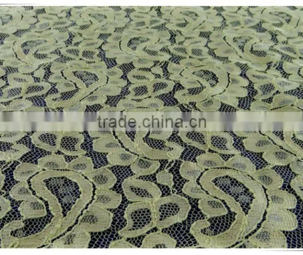 100%Polyester High Quality Custom Chemical Lace for Wedding Dress photo-2