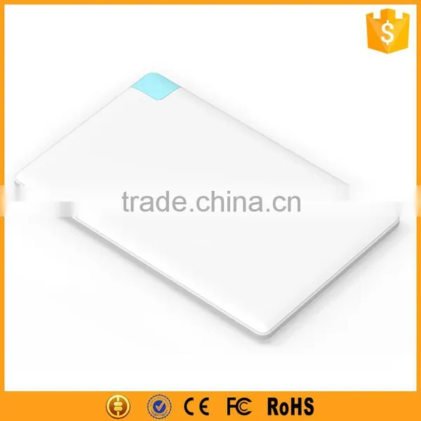 ABS Slim ABS Factory Custom Unique Power Bank Credit Card 2000mAh photo-2
