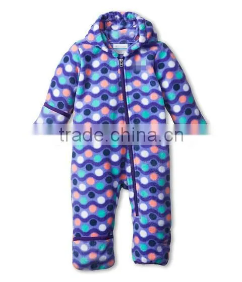 Kids Clothes Baby Boys Warm Winter Polar Fleece Romper For Wholesale photo-5