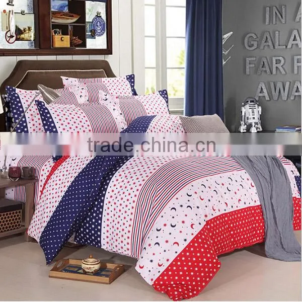 2015 Fashion Rose Flower Comfortable Chinese 100% Natural Cotton Bedding Set photo-2