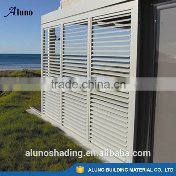 Quality Aluminium Sliding Louvres/Aluminium Sliding Louvre Screens for Facade photo-6