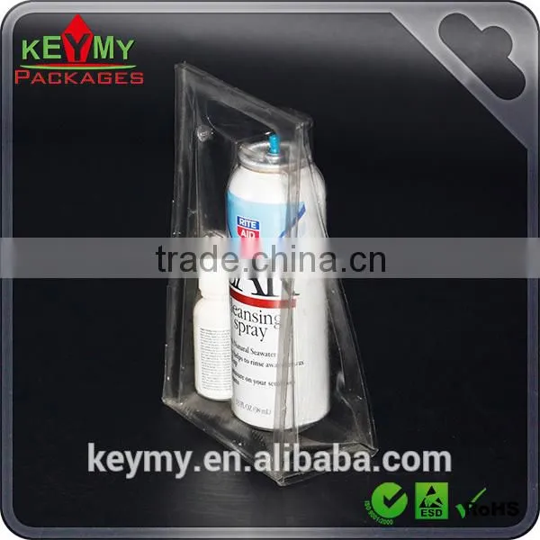 Customized High Quality 100% Virgin Material Tri-fold Clamshell Blister Packing for Bottles Quality Choice photo-6