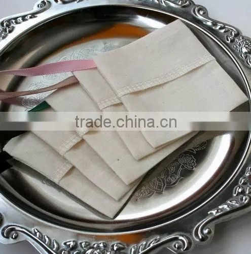 Small Draw String Bag/ Small Tea Bag/ Cotton Seed Packing Bags