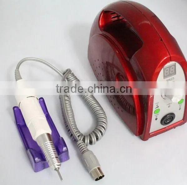 Professional Nail Drill White Red Black Screen High Quality Electric Nail Drill 35000 Rpm photo-3