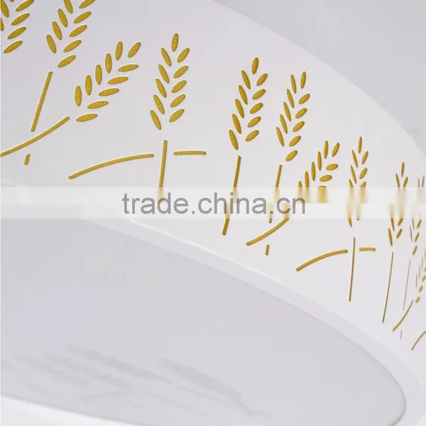 Hollow Out Wheat LED Ceiling Lamp 220V Round Modern Ceiling Light photo-3
