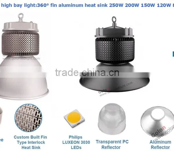 150w LED High Bay Light for Led Industrial High Bay Lighting CE RoHS DLC 5 Years Warranty LED Highbay Light 250W 200W 120W 100W photo-6